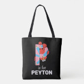 Elmo Alphabet | P-Raad Tote Bag (Achterkant)