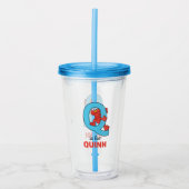 Elmo Alphabet | Q Blue Acryl Drinkbeker (Voorkant)