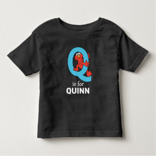 Elmo Alphabet   Q Blue Kinder Shirts