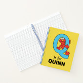 Elmo Alphabet | Q Blue Notitieboek (Binnen)