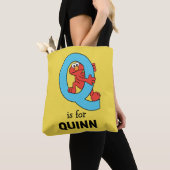 Elmo Alphabet | Q Blue Tote Bag (Dichtbij)