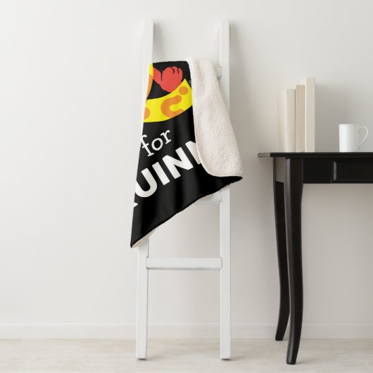 Elmo Alphabet | Q-vraagteken Sherpa Deken (In situ)