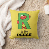 Elmo Alphabet | R Groen Kussen (Deken)