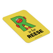 Elmo Alphabet | R Groen Magneet (Rechterzijde)