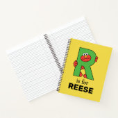 Elmo Alphabet | R Groen Notitieboek (Binnen)