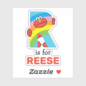 Elmo Alphabet | R Rainbow Sticker (Vel)