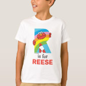 Elmo Alphabet | R Rainbow T-shirt (Voorkant)