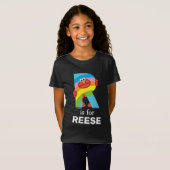 Elmo Alphabet | R Rainbow T-shirt (Voorkant volledig)