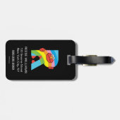 Elmo Alphabet | R Regenboog Bagagelabel (Achterkant horizontaal)