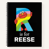 Elmo Alphabet | R Regenboog Notitieboek (Voorkant)