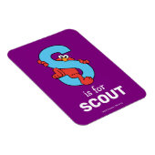 Elmo Alphabet | S Blauw Magneet (Rechterzijde)