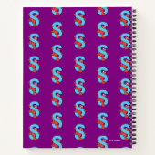 Elmo Alphabet | S Blauw Notitieboek (Achterkant)