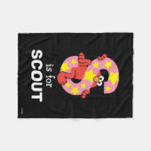 Elmo Alphabet | S Star Fleece Deken (Voorkant (Horizontaal))