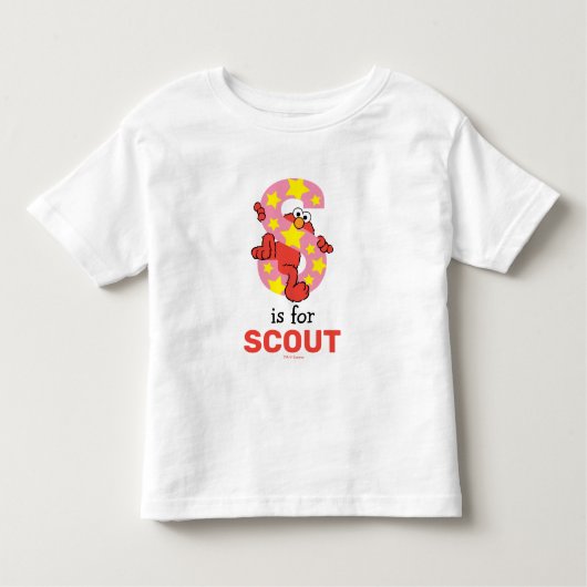 Elmo Alphabet | S Star Kinder Shirts (Voorkant)