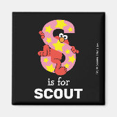 Elmo Alphabet | S Star Magneet (Voorkant)