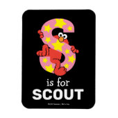 Elmo Alphabet | S Star Magneet (Verticaal)