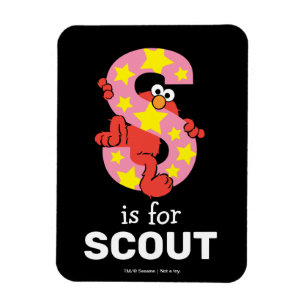 Elmo Alphabet   S Star Magneet
