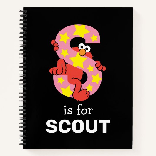 Elmo Alphabet | S Star Notitieboek (Voorkant)