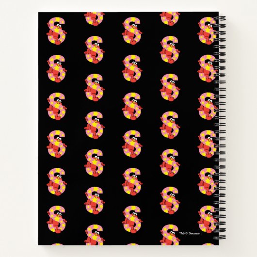 Elmo Alphabet | S Star Notitieboek (Achterkant)