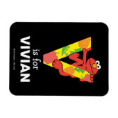 Elmo Alphabet | T Roze Magneet (Horizontaal)