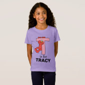 Elmo Alphabet | T Roze T-shirt (Voorkant volledig)