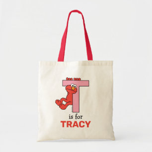 Elmo Alphabet   T Roze Tote Bag
