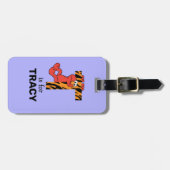 Elmo Alphabet | T tijger Bagagelabel (Voorkant horizontaal)