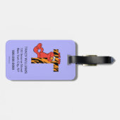 Elmo Alphabet | T tijger Bagagelabel (Achterkant horizontaal)