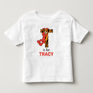 Elmo Alphabet   T tijger Kinder Shirts