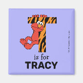 Elmo Alphabet | T tijger Magneet (Voorkant)