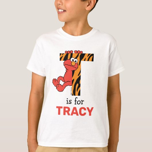 Elmo Alphabet | T tijger T-shirt (Voorkant)