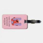 Elmo Alphabet | U PAARS Bagagelabel (Achterkant horizontaal)