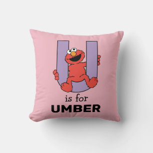 Elmo Alphabet   U PAARS Kussen