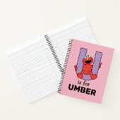 Elmo Alphabet | U PAARS Notitieboek (Binnen)
