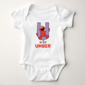 Elmo Alphabet | U PAARS Romper (Voorkant)