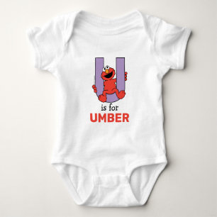 Elmo Alphabet U PAARS Romper