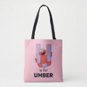 Elmo Alphabet | U PAARS Tote Bag (Voorkant)