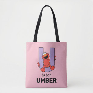 Elmo Alphabet   U PAARS Tote Bag