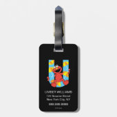 Elmo Alphabet | U Umbrella Bagagelabel (Achterkant verticaal)