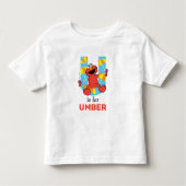 Elmo Alphabet | U Umbrella Kinder Shirts (Voorkant)