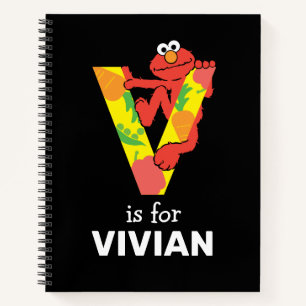 Elmo Alphabet V Plantaardige gewassen Notitieboek