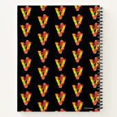 Elmo Alphabet | V Plantaardige gewassen Notitieboek (Achterkant)