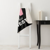 Elmo Alphabet | W Roze Sherpa Deken (In situ)