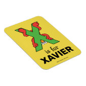 Elmo Alphabet | X Groen Magneet (Rechterzijde)