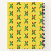 Elmo Alphabet | X Groen Notitieboek (Achterkant)