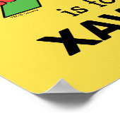 Elmo Alphabet | X Groen Poster (Hoek)