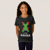 Elmo Alphabet | X Groen T-shirt (Voorkant volledig)