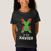 Elmo Alphabet | X Groen T-shirt (Voorkant)