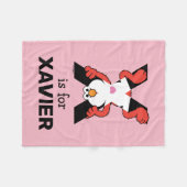 Elmo Alphabet | X-straling Fleece Deken (Voorkant (Horizontaal))