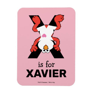 Elmo Alphabet   X-straling Magneet